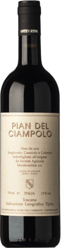 21,95 € | Red wine Montevertine Pian del Ciampolo I.G.T. Toscana Tuscany Italy Sangiovese, Colorino, Canaiolo Black Bottle 75 cl