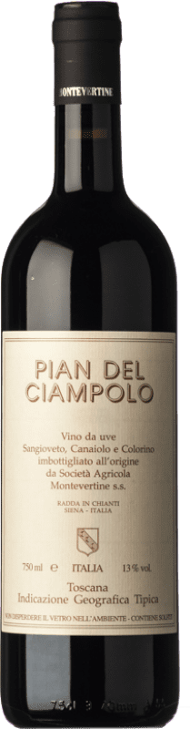 23,95 € | Красное вино Montevertine Pian del Ciampolo I.G.T. Toscana Тоскана Италия Sangiovese, Colorino, Canaiolo Black 75 cl