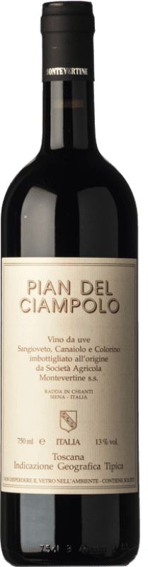 23,95 € | Красное вино Montevertine Pian del Ciampolo I.G.T. Toscana Тоскана Италия Sangiovese, Colorino, Canaiolo Black Органический 75 cl
