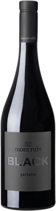 10,95 € Free Shipping | Red wine Mont-Rubí Black Joven D.O. Penedès Catalonia Spain Grenache Bottle 75 cl