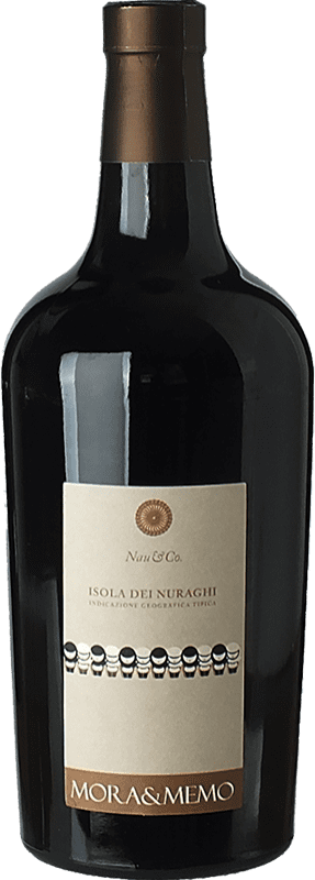 18,95 € Spedizione Gratuita | Vino rosso Mora & Memo Nau & Co I.G.T. Isola dei Nuraghi