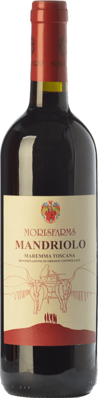 17,95 € Бесплатная доставка | Красное вино Morisfarms Mandriolo Rosso D.O.C. Maremma Toscana