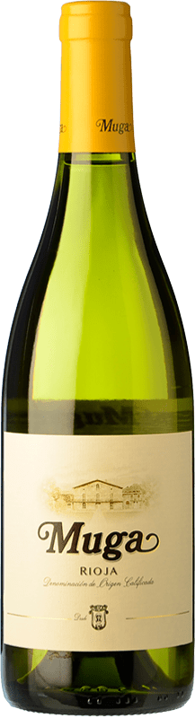 12,95 € Free Shipping | White wine Muga Fermentado en Barrica Crianza D.O.Ca. Rioja The Rioja Spain Viura, Malvasía Bottle 75 cl