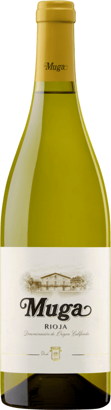 Spedizione Gratuita | Vino Bianco Muga Fermentato in Botte D.O.Ca. Rioja La Rioja Spagna Viura, Malvasia 75 cl