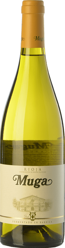 37,95 € Envoi gratuit | Vin blanc Muga Fermentado en Barrica Crianza D.O.Ca. Rioja Bouteille Magnum 1,5 L