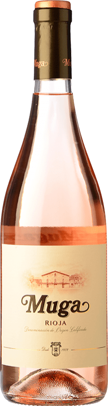 10,95 € Free Shipping | Rosé wine Muga Joven D.O.Ca. Rioja The Rioja Spain Tempranillo, Grenache, Viura Bottle 75 cl