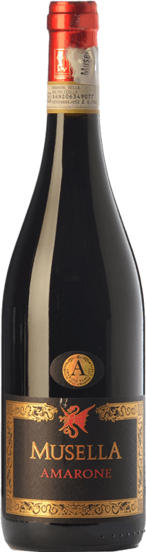 52,95 € | Red wine Musella D.O.C.G. Amarone della Valpolicella Veneto Italy Corvina, Rondinella, Corvinone, Oseleta 75 cl