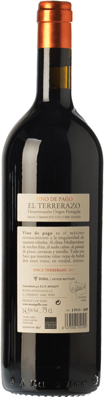 26,95 € Free Shipping | Red wine Mustiguillo Finca Terrerazo Crianza D.O.P. Vino de Pago El Terrerazo Valencian Community Spain Bobal Bottle 75 cl