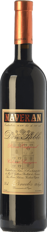 24,95 € 免费送货 | 红酒 Naveran Don Pablo Excepcional 预订 D.O. Penedès