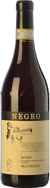 23,95 € | Red wine Negro Angelo Prachiosso D.O.C.G. Roero Piemonte Italy Nebbiolo Bottle 75 cl