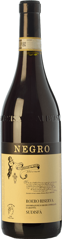 32,95 € | Red wine Negro Angelo Riserva Sudisfà Reserve D.O.C.G. Roero Piemonte Italy Nebbiolo Bottle 75 cl