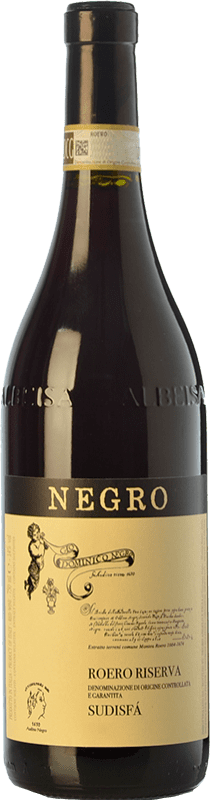 37,95 € | Red wine Negro Angelo Sudisfà Reserve D.O.C.G. Roero Piemonte Italy Nebbiolo 75 cl