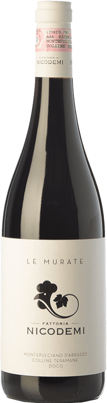 14,95 € | Red wine Nicodemi Le Murate D.O.C. Montepulciano d'Abruzzo Abruzzo Italy Montepulciano Organic 75 cl
