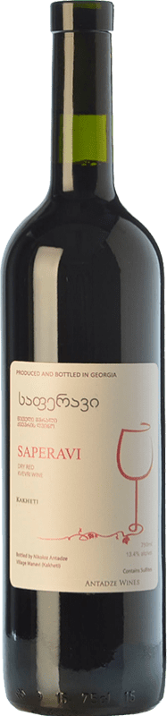 37,95 € | Red wine Nikoloz Antadze Crianza I.G. Kakheti Kakheti Georgia Saperavi Bottle 75 cl