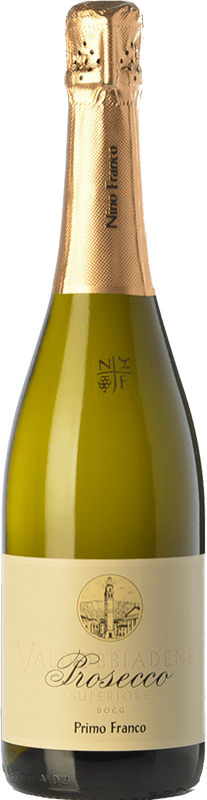 Бесплатная доставка | Белое игристое Nino Franco Primo Franco D.O.C.G. Prosecco di Conegliano-Valdobbiadene Treviso Италия Glera 75 cl