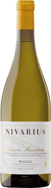 Free Shipping | White Wine Nivarius Crianza — Aged D.O.Ca. Rioja The Rioja Spain Tempranillo, Viura, Maturana 75 cl