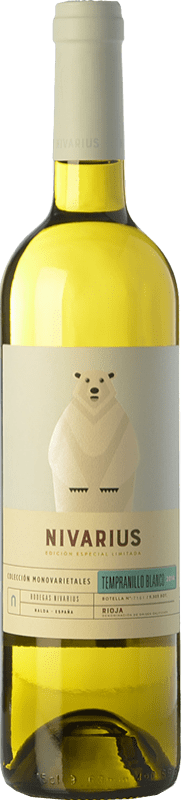 12,95 € | Белое вино Nivarius старения D.O.Ca. Rioja Ла-Риоха Испания Tempranillo White 75 cl