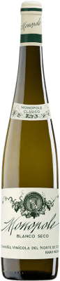Бесплатная доставка | Белое вино Norte de España - CVNE Monopole Clásico старения D.O.Ca. Rioja Ла-Риоха Испания Viura, Palomino Fino 75 cl