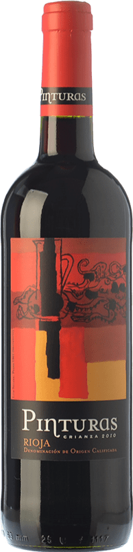 5,95 € Free Shipping | Red wine Obalo Pinturas Crianza D.O.Ca. Rioja The Rioja Spain Tempranillo Bottle 75 cl