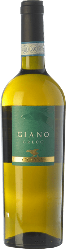 Free Shipping | White wine Ocone Giano D.O.C. Sannio Campania Italy Greco Organic 75 cl