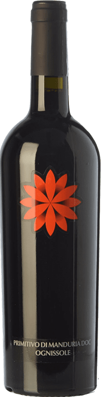 12,95 € | Красное вино Ognissole D.O.C. Primitivo di Manduria Апулия Италия Primitivo 75 cl