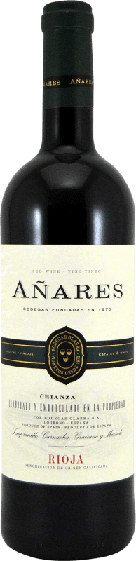 5,95 € | Vin rouge Olarra Añares Crianza D.O.Ca. Rioja La Rioja Espagne Tempranillo, Grenache, Graciano, Mazuelo 75 cl