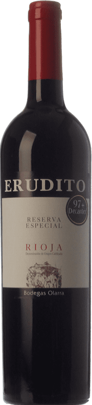 21,95 € | Red wine Olarra Erudito Especial Reserva D.O.Ca. Rioja The Rioja Spain Tempranillo, Grenache, Graciano, Mazuelo Bottle 75 cl