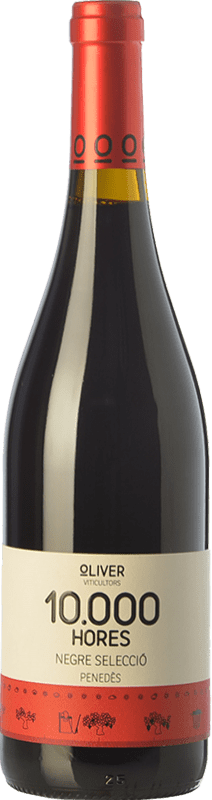 8,95 € | Red wine Oliver 10.000 Hores Negre Joven D.O. Penedès Catalonia Spain Tempranillo, Syrah Bottle 75 cl