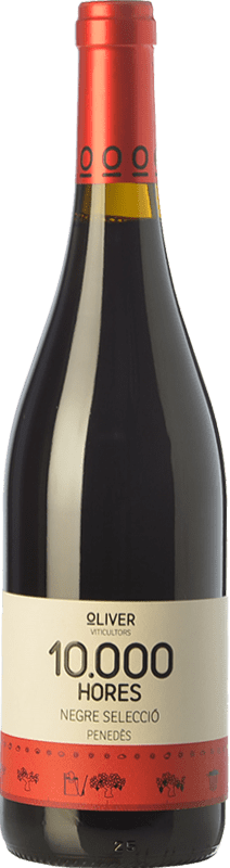 8,95 € | Red wine Oliver 10.000 Hores Negre Young D.O. Penedès Catalonia Spain Tempranillo, Syrah Bottle 75 cl