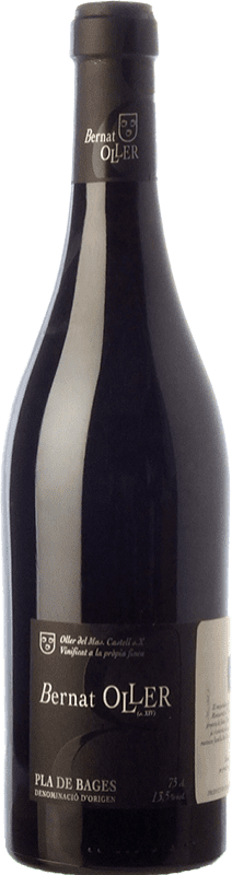 12,95 € | Red wine Oller del Mas Bernat Aged D.O. Pla de Bages Catalonia Spain Merlot, Picapoll Black Bottle 75 cl