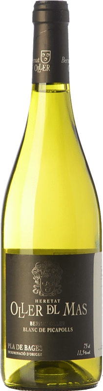 22,95 € Бесплатная доставка | Белое вино Oller del Mas Bernat Blanc de Picapolls D.O. Pla de Bages