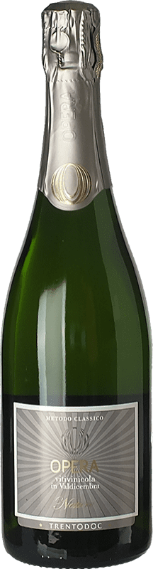 Envio grátis | Espumante branco Opera Brut Nature D.O.C. Trento Trentino Itália Chardonnay 75 cl