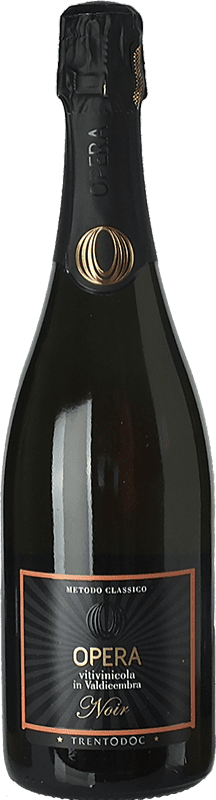 Бесплатная доставка | Розовое игристое Opera Rosè Noir брют D.O.C. Trento Трентино Италия Pinot Black 75 cl