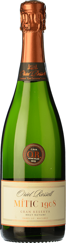 18,95 € Free Shipping | White sparkling Oriol Rossell Brut Nature Gran Reserva D.O. Cava Catalonia Spain Macabeo, Xarel·lo Bottle 75 cl
