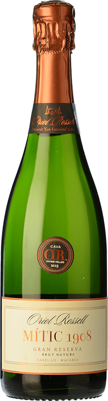 17,95 € | Blanc mousseux Oriol Rossell Mitic Brut Nature Grande Réserve D.O. Cava Catalogne Espagne Macabeo, Xarel·lo 75 cl