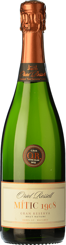 22,95 € Free Shipping | White Sparkling Wine Oriol Rossell Mitic Brut Nature Grand Reserve D.O. Cava