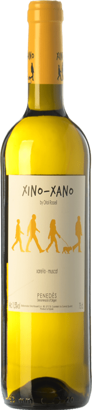 Kostenloser Versand | Weißwein Oriol Rossell Xino-Xano Blanc D.O. Penedès Katalonien Spanien Muskat, Xarel·lo 75 cl