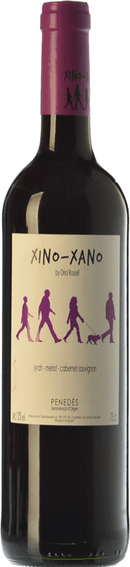 6,95 € | Vinho Tinto Oriol Rossell Xino Xano Jovem D.O. Penedès Catalunha Espanha Merlot, Syrah, Cabernet Sauvignon 75 cl