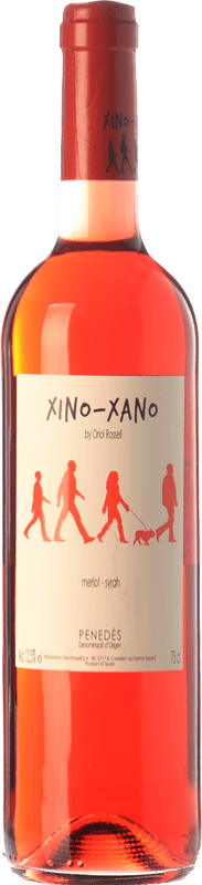 6,95 € | 玫瑰酒 Oriol Rossell Xino-Xano Rosat 年轻的 D.O. Penedès 加泰罗尼亚 西班牙 Merlot, Syrah 75 cl