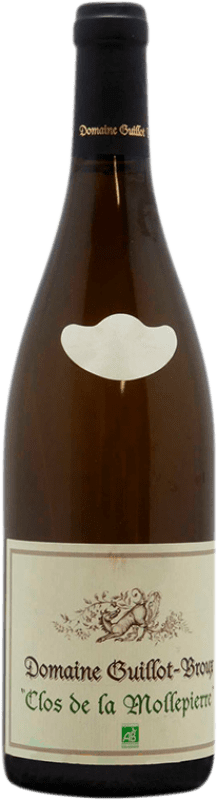 Free Shipping | White wine Guillot Broux Le Clos de la Mollepierre A.O.C. Mâcon-Cruzille Burgundy France Chardonnay Organic 75 cl