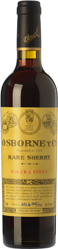 送料無料 | 強化ワイン Osborne Rare Sherry Oloroso Solera India D.O. Jerez-Xérès-Sherry アンダルシア スペイン Palomino Fino, Pedro Ximénez ボトル Medium 50 cl