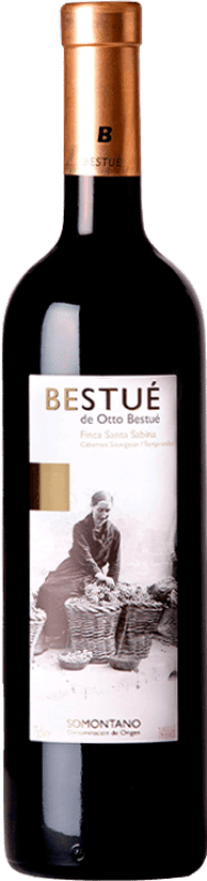 Бесплатная доставка | Красное вино Otto Bestué Finca Santa Sabina старения D.O. Somontano Арагон Испания Tempranillo, Cabernet Sauvignon 75 cl