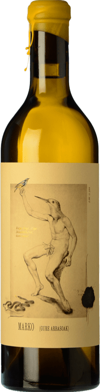 19,95 € Spedizione Gratuita | Vino Bianco Oxer Wines Marko Selezione, Speciale Crianza — Invecchiato in Botte D.O. Bizkaiko Txakolina