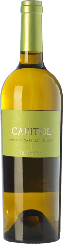 Envio grátis | Vinho Branco Padró Capitol Jovem D.O. Tarragona Catalunha Espanha Moscato, Macabeo, Xarel·lo 75 cl