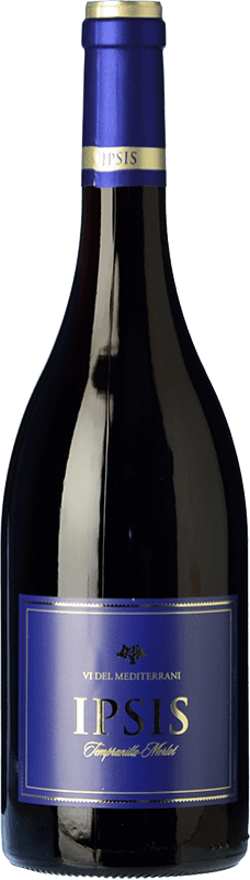 5,95 € Бесплатная доставка | Красное вино Padró Ipsis Negre Tempranillo-Merlot Молодой D.O. Tarragona