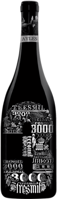 35,95 € Envío gratis | Vino tinto Pago de Aylés Tres de 3000 Crianza D.O. Cariñena