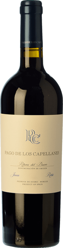 27,95 € Бесплатная доставка | Красное вино Pago de los Capellanes Дуб D.O. Ribera del Duero