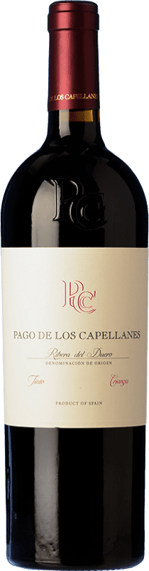 22,95 € Free Shipping | Red wine Pago de los Capellanes Crianza D.O. Ribera del Duero Castilla y León Spain Tempranillo Bottle 75 cl