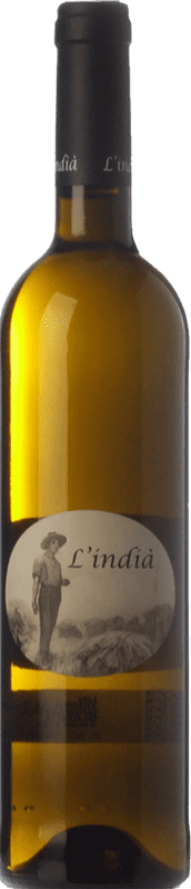 9,95 € Envío gratis | Vino blanco Pagos de Hí­bera L'Indià Blanc D.O. Terra Alta