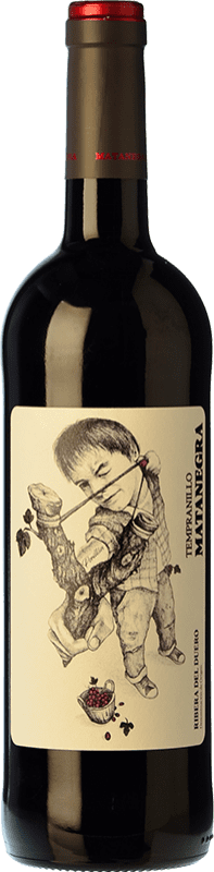 13,95 € Free Shipping | Red wine Pagos de Matanegra Perillán Joven D.O. Ribera del Duero Castilla y León Spain Tempranillo Bottle 75 cl